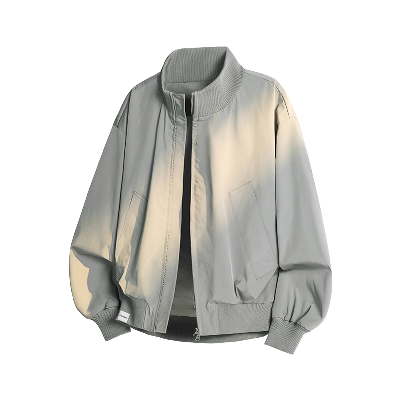 :CHOCOOLATE IT Commuter Loose Fit Jacket Men's Winter New American High Street Executive Casual Coat Gray XL