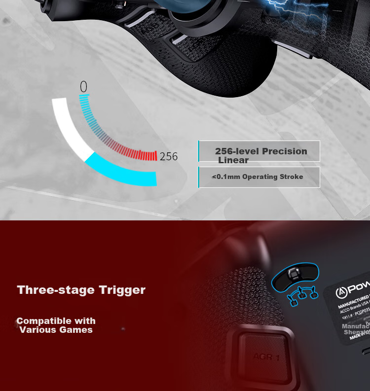 PowerA Wireless Game Controller with Dual Hall High-Precision Joysticks for Steam PC, Android, Xbox, Dark Fantasy Collaboration Edition Black Myth: Wukong Minge Yuanxu Wing 8