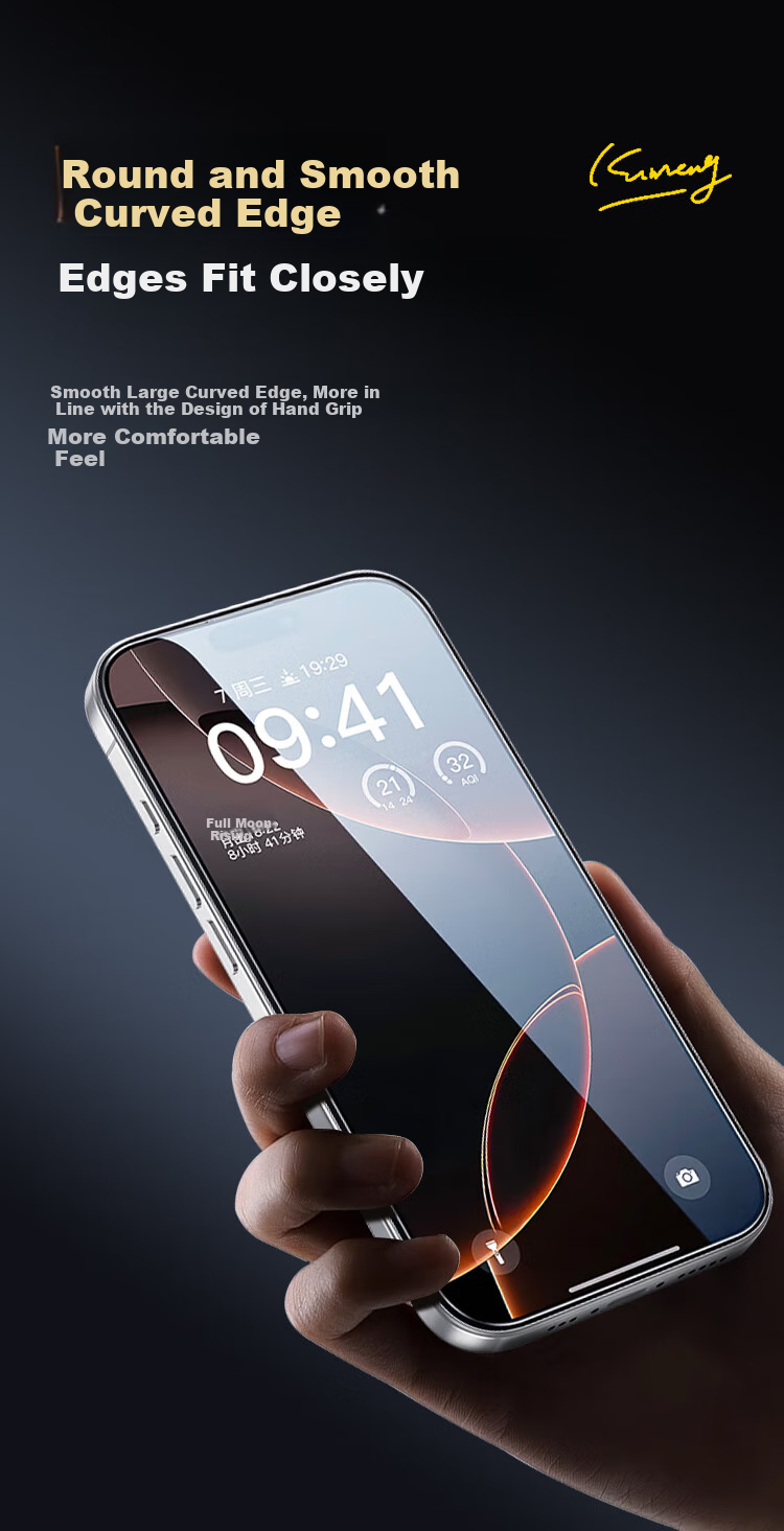 KOOLIFE [Kangning Dust-Free Warehouse Two Pieces] Tempered Glass Screen Protector for IPhone 16 Pro Max, Apple 16 Pro Max Protective Film, Ultra-Thin HD Anti-Drop Fingerprint-Resistant Quick Installatio 5
