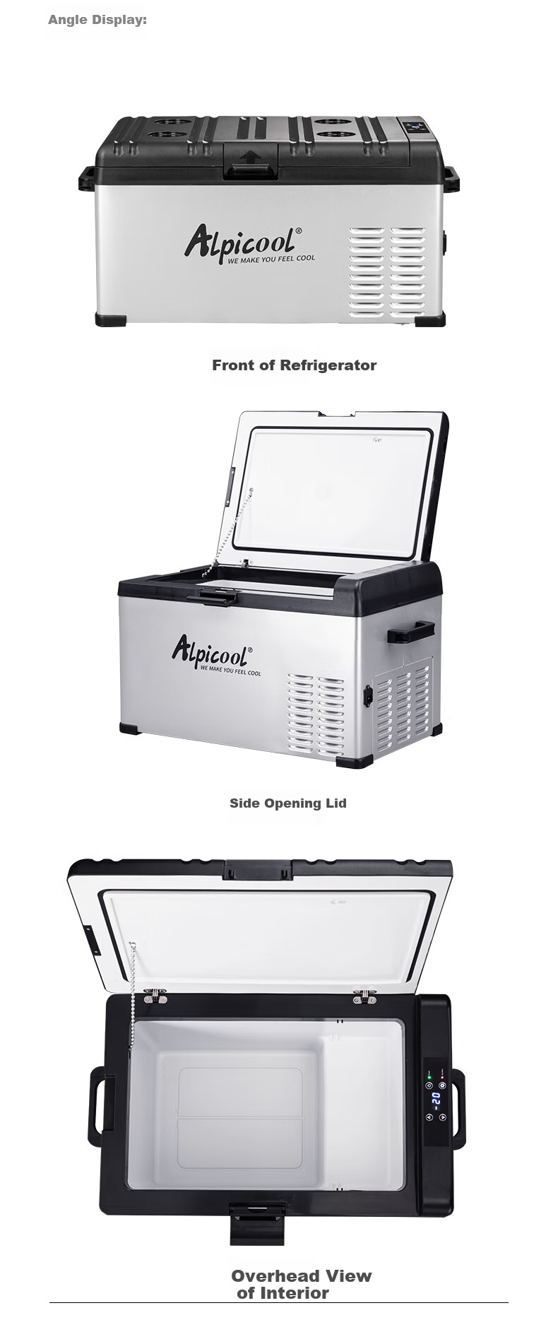 Alpicool Car Refrigerator C40, Dual-Use for Car And Home, Compressor-Freezing And Refrigeration, Mini Quick-Freeze Fridge for Dormitory And Office 16