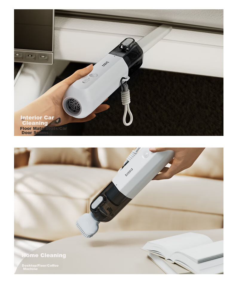 Basa Handheld Cordless Vacuum Cleaner with Strong Suction for Car And Home Use, High Power Multi-Functional, Ultra Strong Suction 6000Pa, Includes 3 Filter Cartridge Set 11