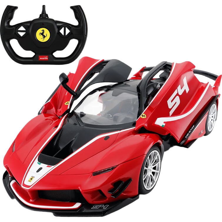 Радиоуправляемая машина Rastar Ferrari FXX K EVO, масштаб 1:14, красная, 34.6 см, подарочный набор