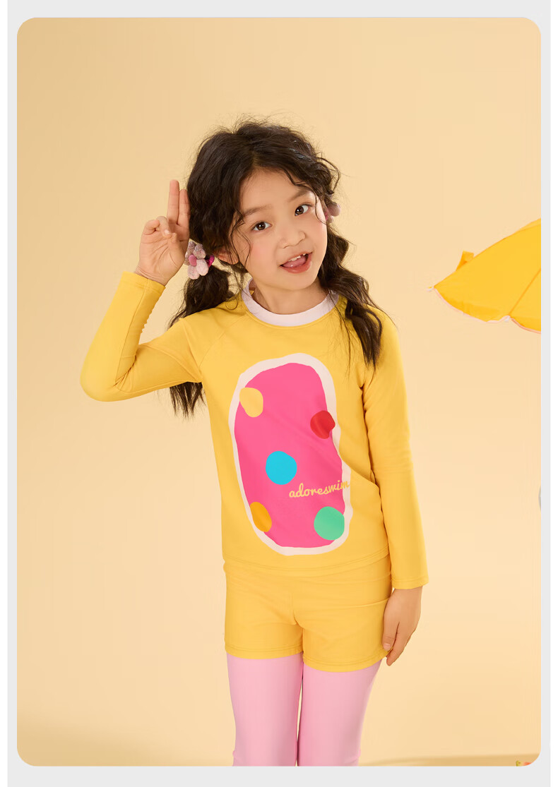 Adoreswim 2025 New Children's Swimsuit, One-Piece Swimsuit for Girls, Swimwear for Older Girls 4
