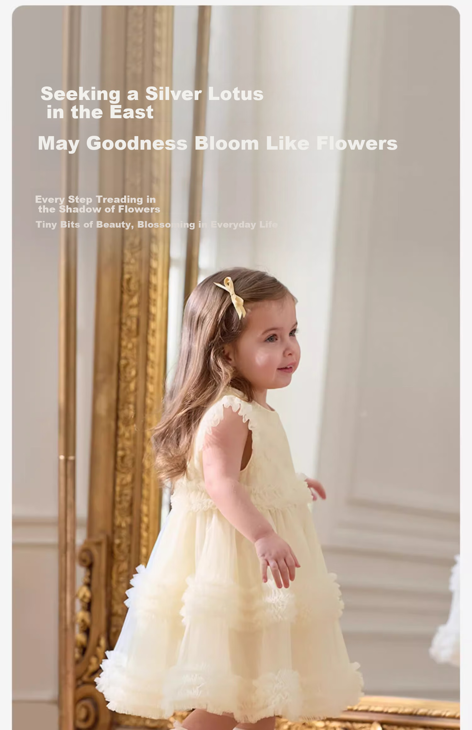 DAVE & BELLA Girls' Summer Dress, Children's Tulle Princess Dress, First Birthday Party Dress, Baby Girl's Birthday Outfit 2