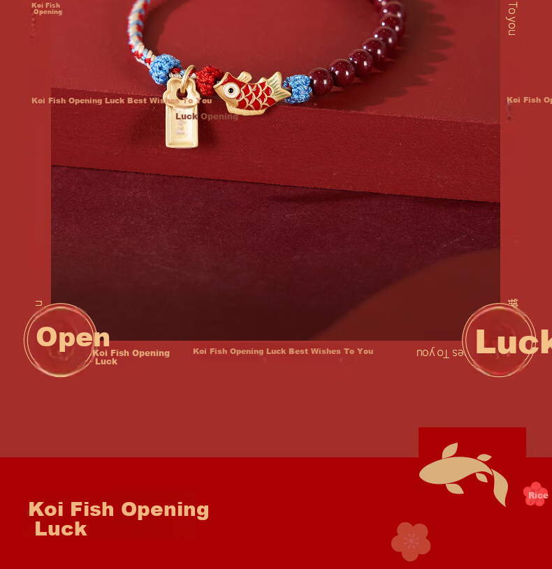 Dayingbowuguan Oriental Dream Five Wealth Gods Cinnabar Gourd Bracelet, Red Horse-Shaped Bead String, Birthday Gift for Wome 3