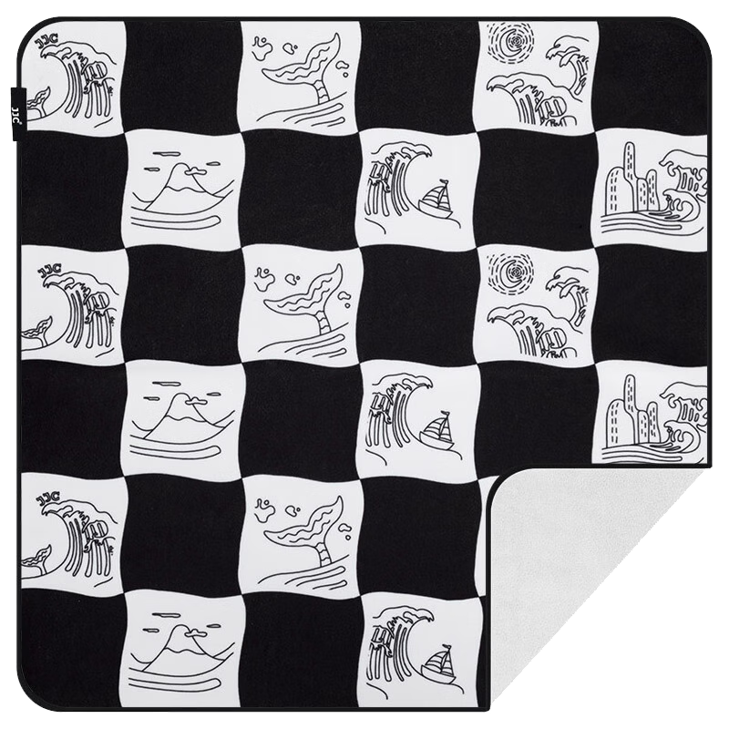 JJC Camera Folding Cloth, Velcro Patches, Self-Adhesive Cloth, P Makeup Bag, Wrapping Cloth, Inner Lining, Storage Protection Cover (Random Delivery of New Or Old Version)