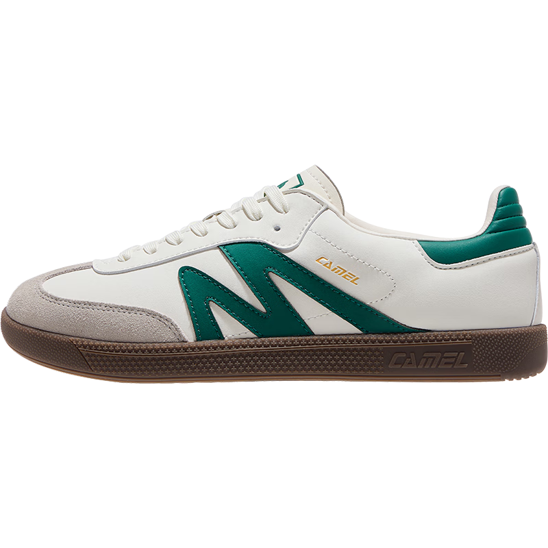 CAMEL Training Shoes Lightweight Sole Men's Casual Sports Shoes K15B09L7069 Ivory White Green Size 41