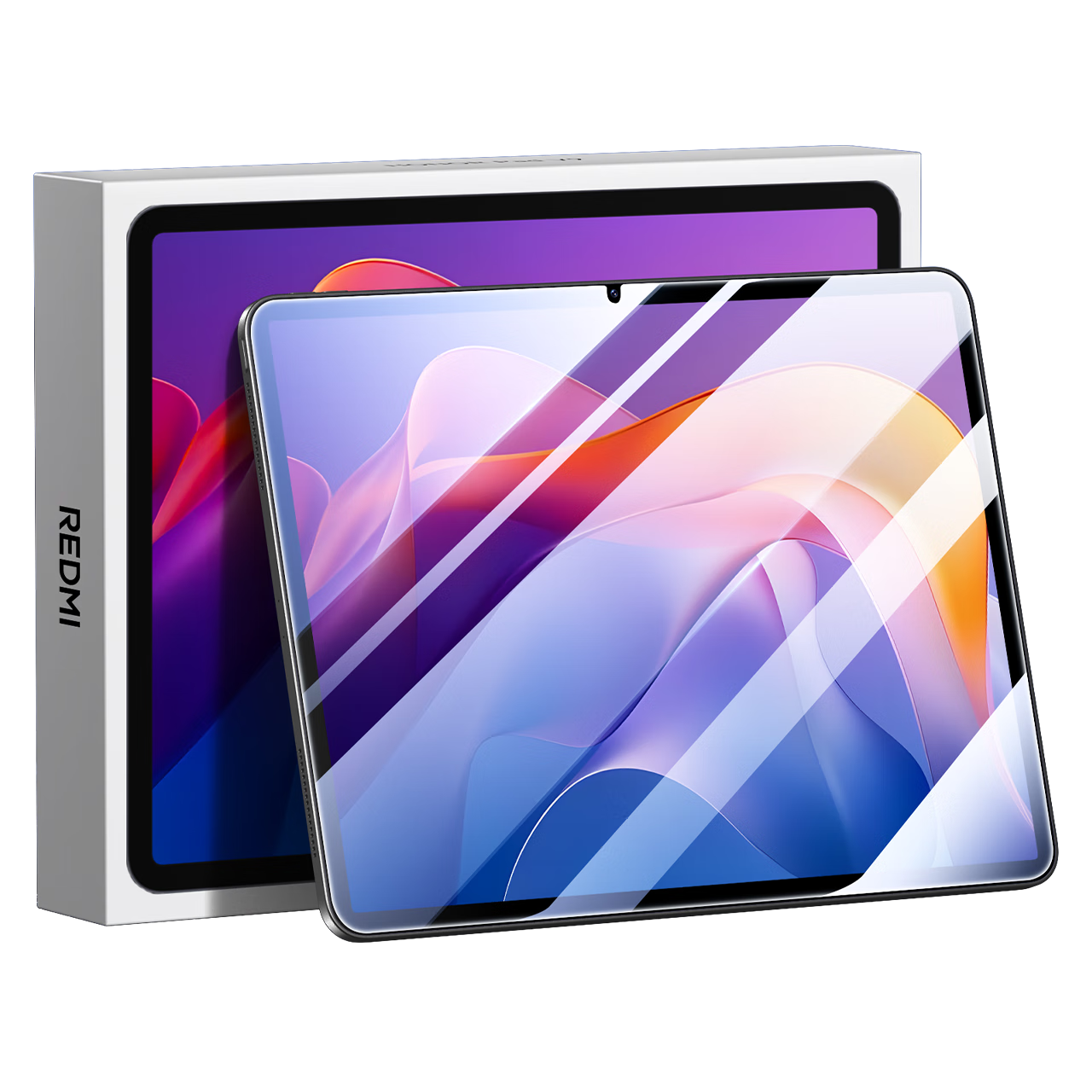 BIAZE Compatible with 2025 Redmi Pad 2, High-Definition Tempered Glass Screen Protector for Xiaomi Tablet 11-Inch, Full Coverage Wear-Resistant Anti-Scratch PM249-High Definitio