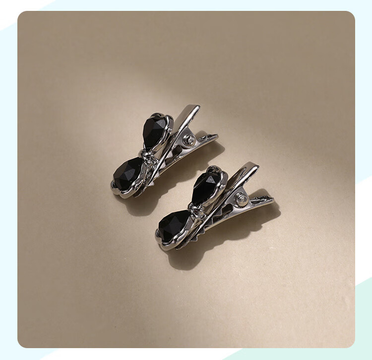 CHIMERA Light Luxury Rhinestone Bow Hair Clip, Internet Celebrity Bangs Clip, Side Hairpin, Hair Clip for Women, Mid-Autumn Festival Gift 19