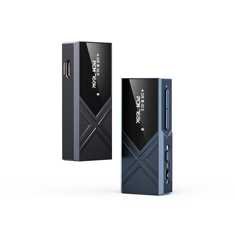 Hi-Fi усилитель FiiO KA17 для наушников, ЦАП, балансный выход 4.4 мм, звуковая карта для ПК, усилитель для Android, портативный адаптер, поддержка PS5, синий