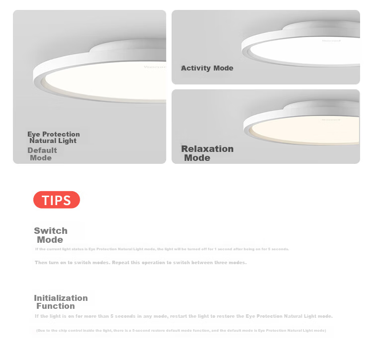Honeywell [All-Inclusive Price] Eye-Protection Ceiling Light, Living Room Ceiling Light, Bedroom Light, Dining Room LED Full Spectrum Light 03LPro 12