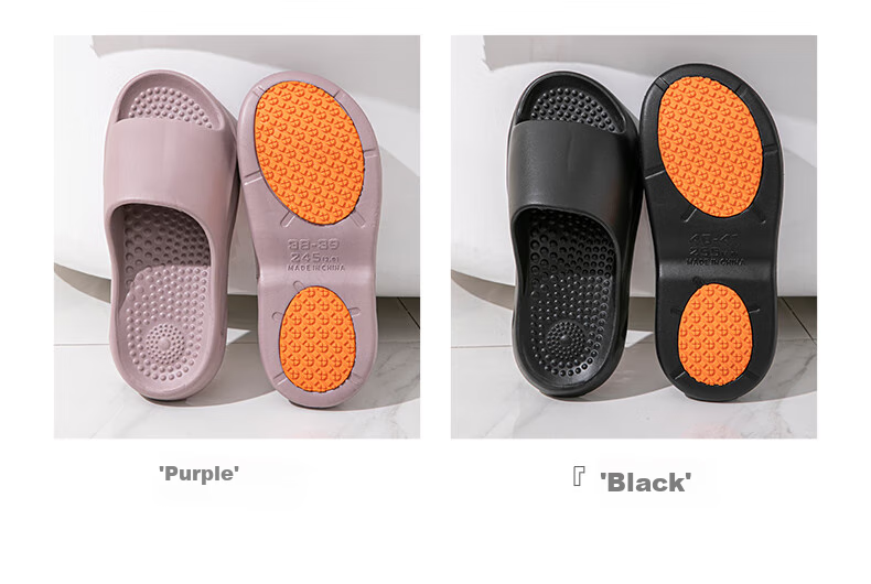 YUZHAOLIN Non-Slip Cooling Slippers for Elderly And Pregnant Women, Bathroom Shower Massage Sandals YF576 Pink 36/37 5