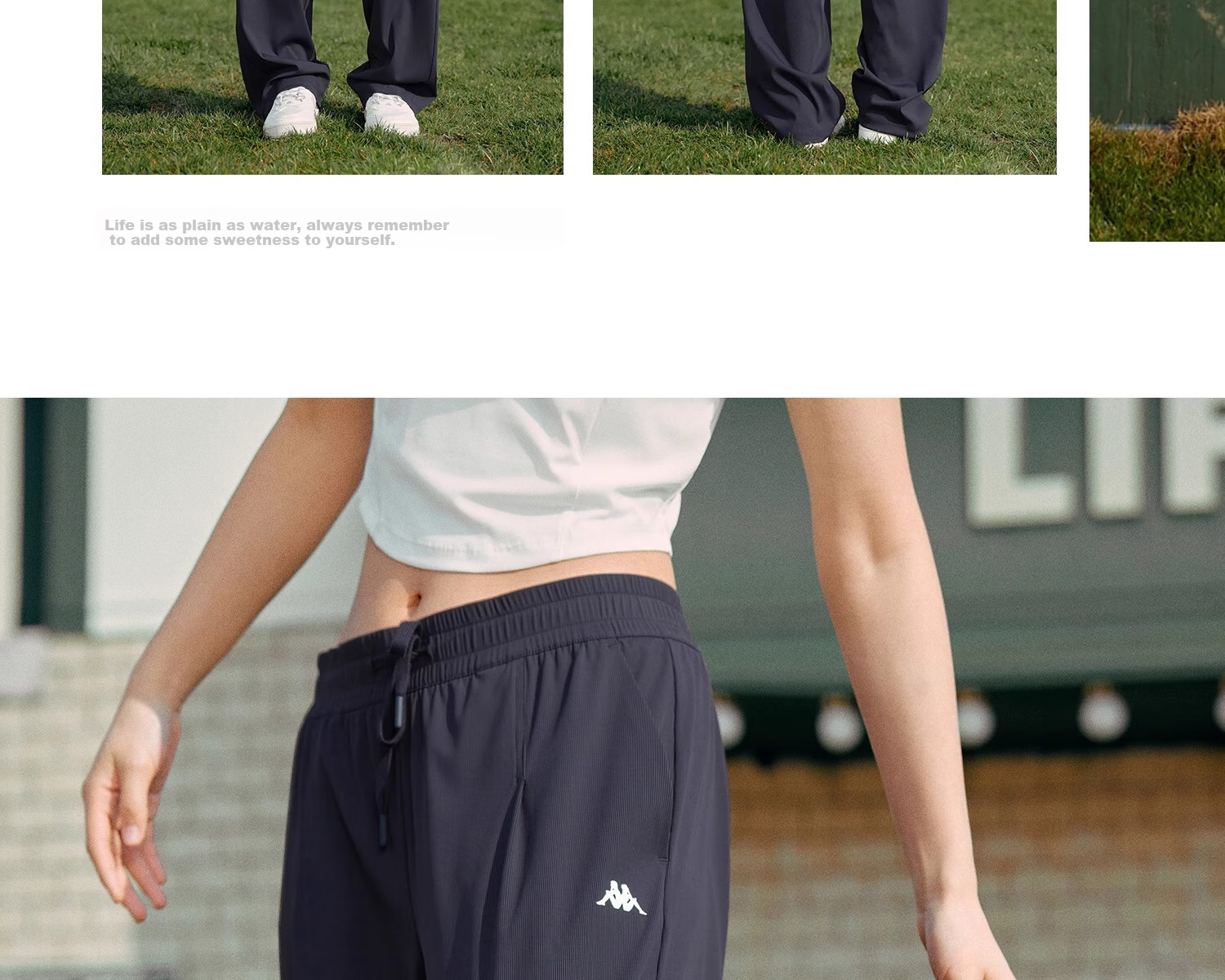 Kappa Back-To Summer 2025 New Sun Protection Sports Pants for Women, Cool-Feeling Straight-Leg Summer Trousers K0F42AK70D 21
