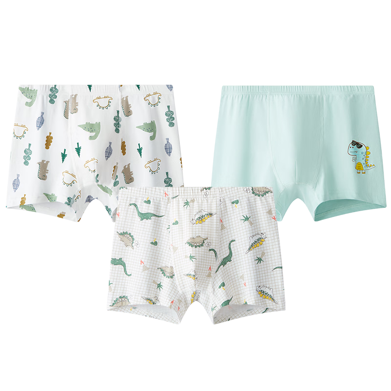 Hodo Boys' Cotton Boxer Briefs, Class A Antibacterial Underwear, Youth Boxer Shorts, K4003, Size 120