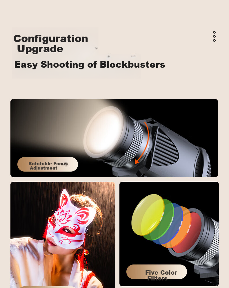 Hakutatz Hair Light, Live Streaming Special Fill Light, Contour Shaping Spotlight, Ceiling Spotlight, Photography God, Girl Atmosphere, Entertainment Live Room 3
