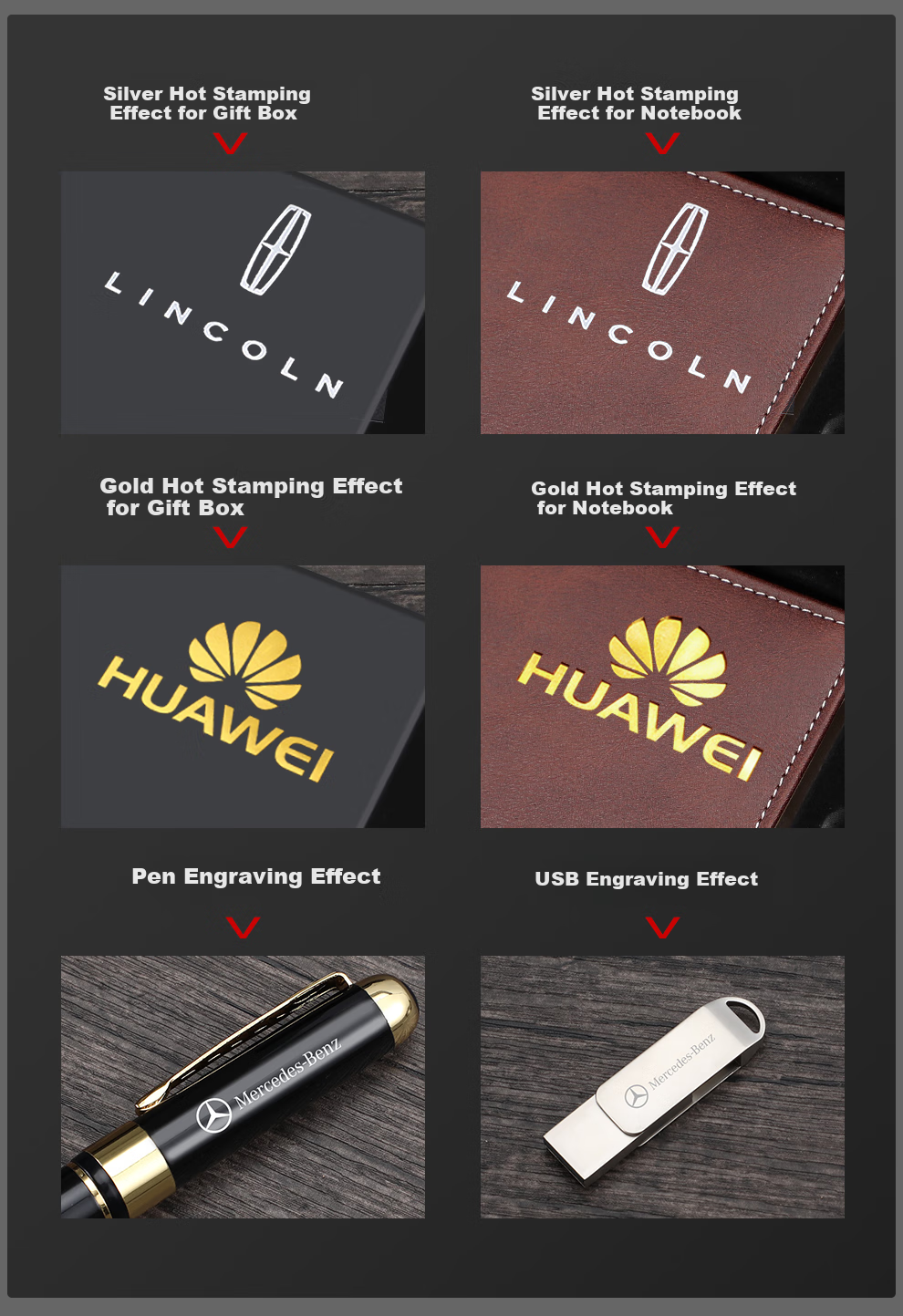 Jiaranheng Teacher's Day Gift Loose-Leaf Notebook Business Notebook Gift Box Set High-End Simple A5 Journal Corporate Meeting Gift for Male And Female Teachers Souvenir Customizable Red 4