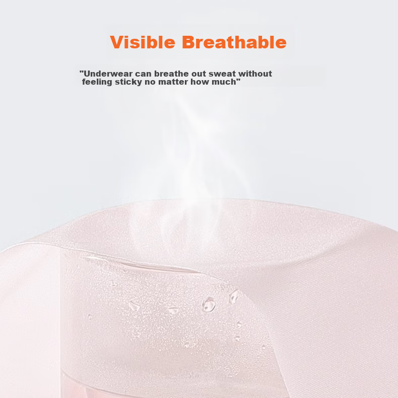 Hzasz Girls' Ice Silk Underwear, Summer Thin Seamless Face Mask Panties, Pure Cotton Crotch, Antibacterial Breathable Student Sports Triangle Briefs 8