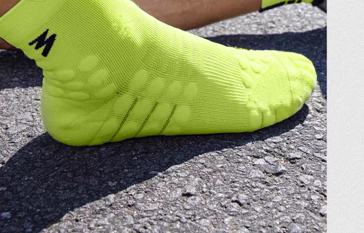 361° Feiran Sports Mid-Calf Socks Towel Bottom Breathable Running Long Socks White/3 Pairs One Size 19