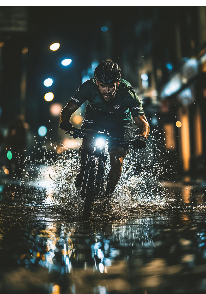 LEM Bicycle Front Light High Brightness Night Riding Tail Light Mountain Road Bike Flashlight Waterproof Cycling Gear for Kids 11