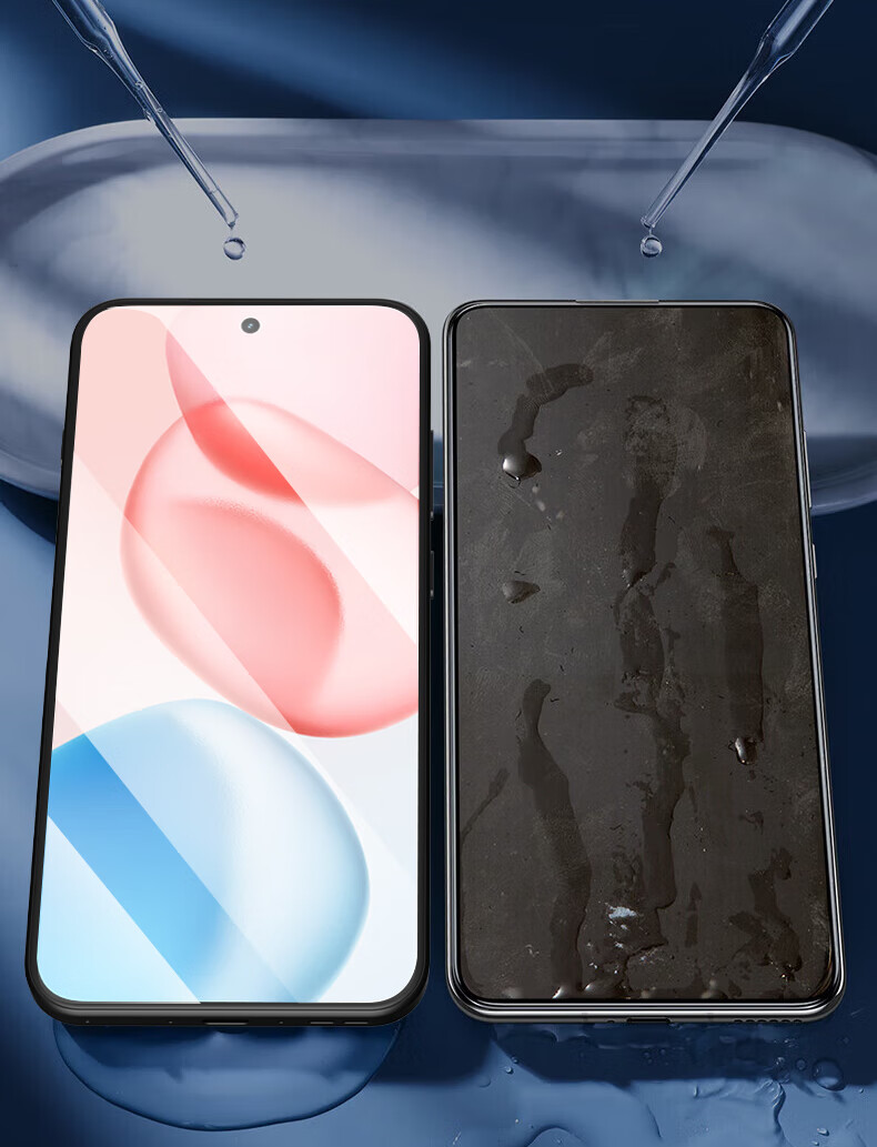 Baozou [2-Pack - Replacement Guaranteed], Tempered Glass Screen Protector for Honor X60i, Full Coverage High Definition Anti-Scratch Fingerprint-Resistant Shatterproof Film for Honor X60i Smartphone 7