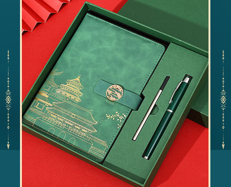 Xutong Guochao Notebook Gift Box Set Premium Business Practical Gift Set Palace Museum Cultural China Style Teacher Appreciation Souvenir Customizable LOGO 2