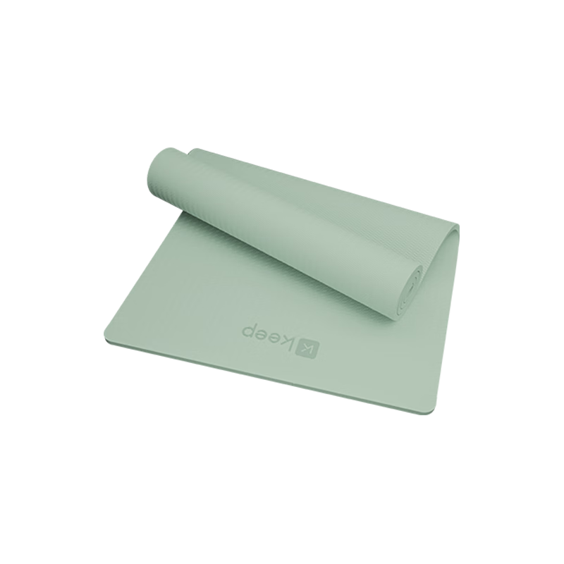 Keep Yoga Mat, Thickened Soundproof Shock-Absorbing Extra Large Size Aerobics Mat, Non-Slip Home Fitness Exercise Floor Mat, Distant Mountain Gree