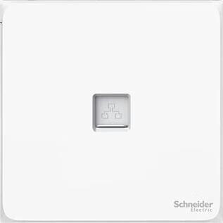 Schneider Electric Розетка компьютерная Категория 6, 86-Тип, Белая