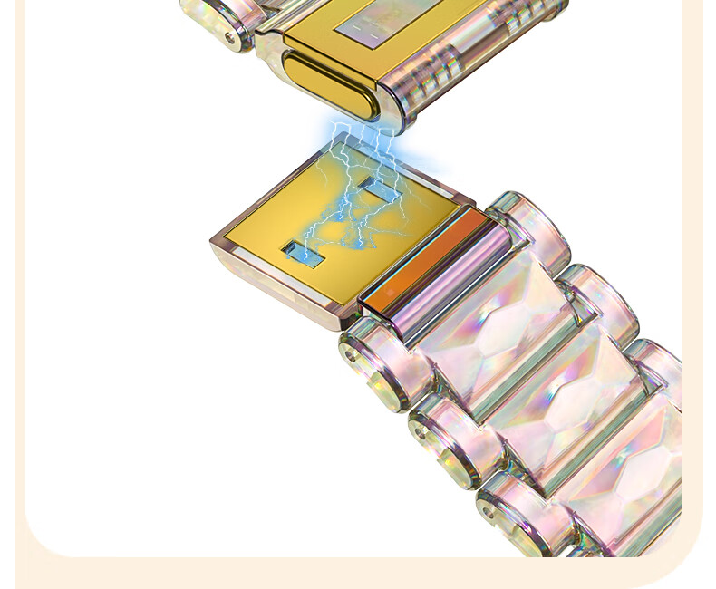 Iboann Compatible Watch Band with Clasp for Xiaotianc Z11, Magnetic Clasp for Z10 Children's Watch, Compatible with Z9/Z8/Z7A/Z6A/Z5PRO/D3/N3/Q1A/D2/Z1S/Y05 Accessories, Rainbow 11