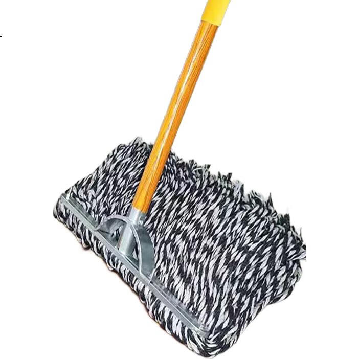 Швабра Home Maid с деревянной ручкой, хлопковая, ширина 40 см, большая, для мытья автомобиля, уборки пыли на производстве, рекомендуется для клининговых услуг