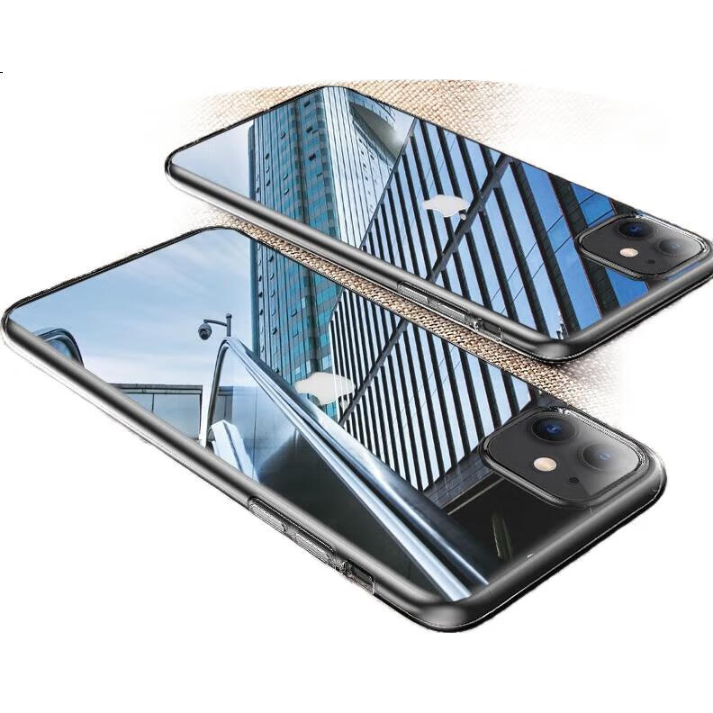 Чехол ESCAPE для Apple iPhone 11, прозрачный, противоударный, силиконовый, простой стиль