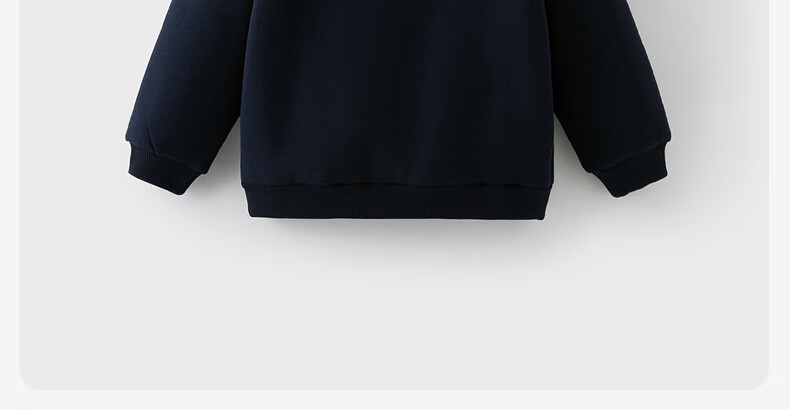 DAVE & BELLA Children's Fleece-Lined Sweatshirt, Girls' Autumn And Winter Wear, Boys' Clothing, Girls' Turtleneck Top, Children's Apparel 16