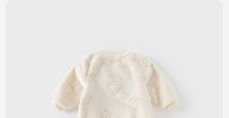 DAVE & BELLA Newborn Thermal Winter Romper Fleece Lined Baby Girl Boy Jumpsuit 21