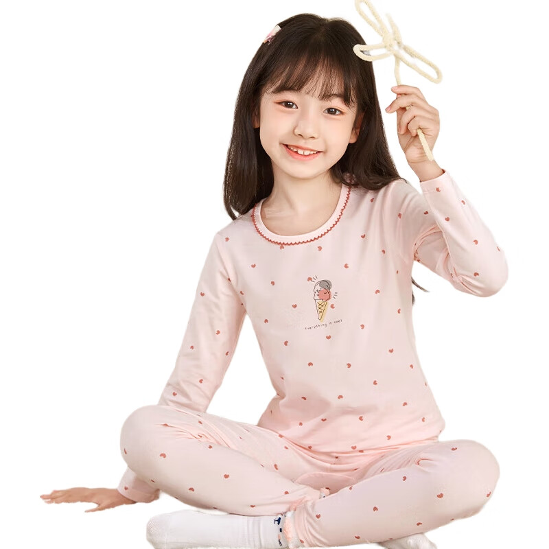 Детский комплект термобелья YING BO LUN, 85306 Розовый, Размер 160