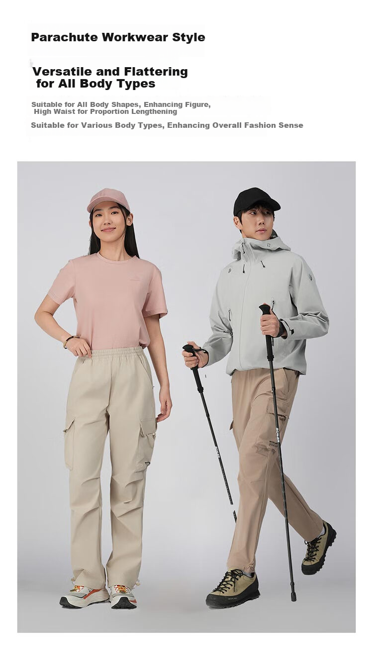 SCALER Quick-Dry Pants for Men And Women, Outdoor Hiking Trousers, Stretchy Casual Sports Cargo Climbing Pants F3516D01 7
