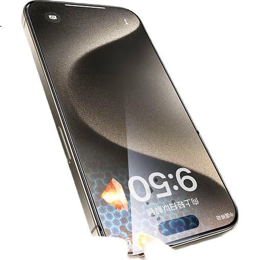 Защитное стекло для iPhone 15 Pro Max Shanmo, высокая четкость, защита от отпечатков пальцев, взрывозащищенная пленка, простота установки