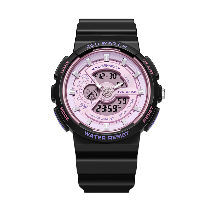 ZGO Sanrio Electronic Watch for Middle and High School Students, Stylish Girls' Waterproof Kids' Watch, Birthday Gift for Elementary Students