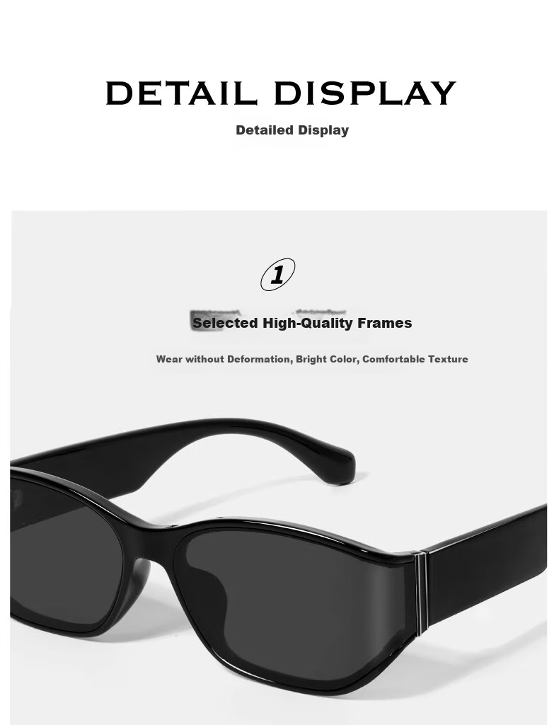 GOGOSOON 2025 New Millennium Curved Screen Cat Eye Sunglasses for Men And Women, UV Protection High Definition Driving Anti-UV Glasses 4