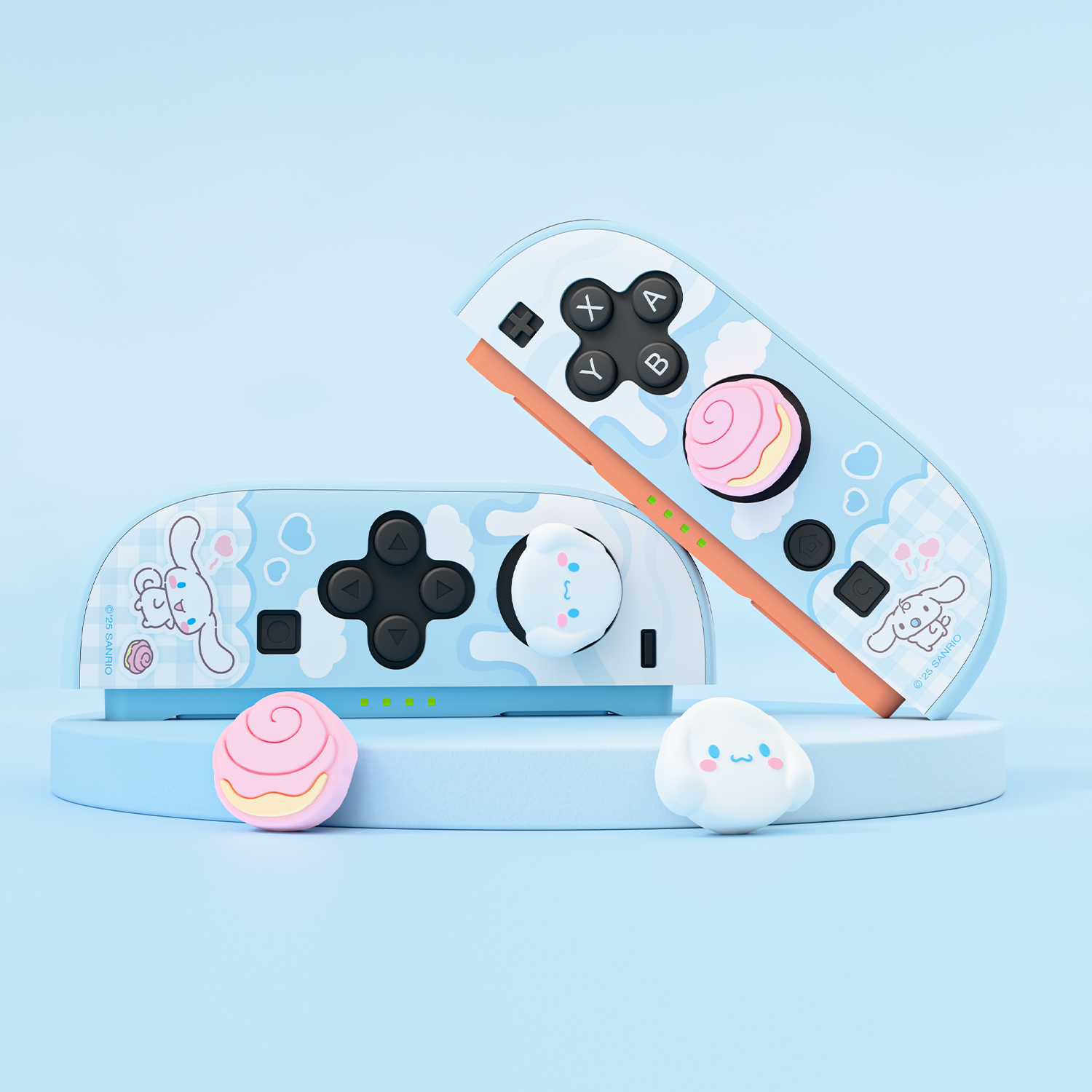 Колпачки для джойстиков Jixiang Switch 2, силиконовые, с защитой от скольжения, износостойкие, антипот, совместимы с NS2 Generation, дизайн HelloKitty "Счастливый компаньон"
