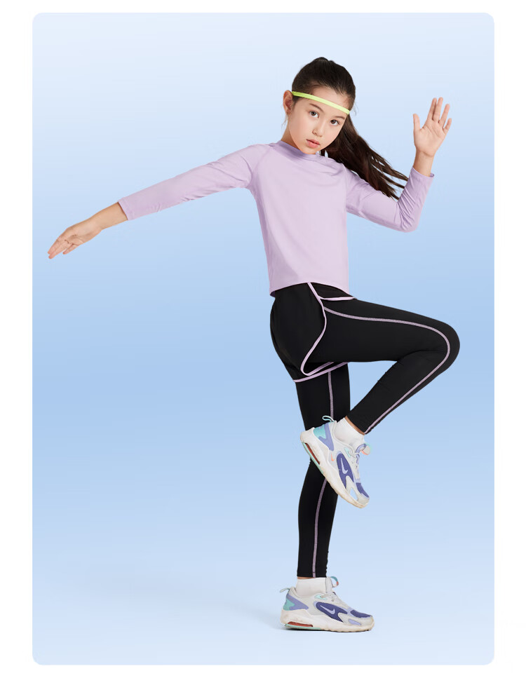Fandimu [Parent-Child Sports Set] High-Elastic Breathable Adult And Children's Outfit for Running, Badminton, Basketball, Soccer Training Wear 7