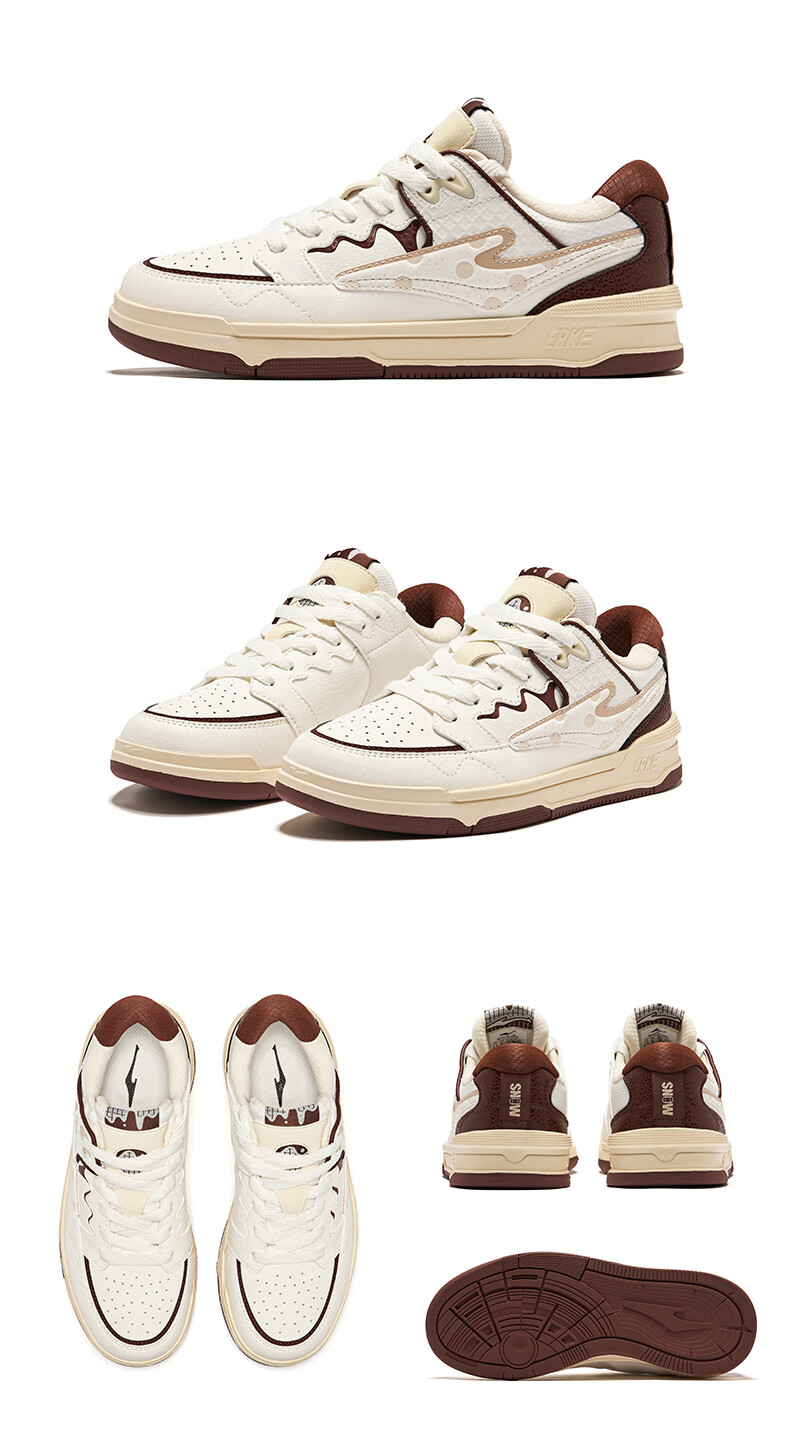 ERKE Men's Skateboard Shoes, Summer New Style Breathable Versatile Casual Shoes Comfortable Sneakers | Wushuang 3.0 - Waffle 20
