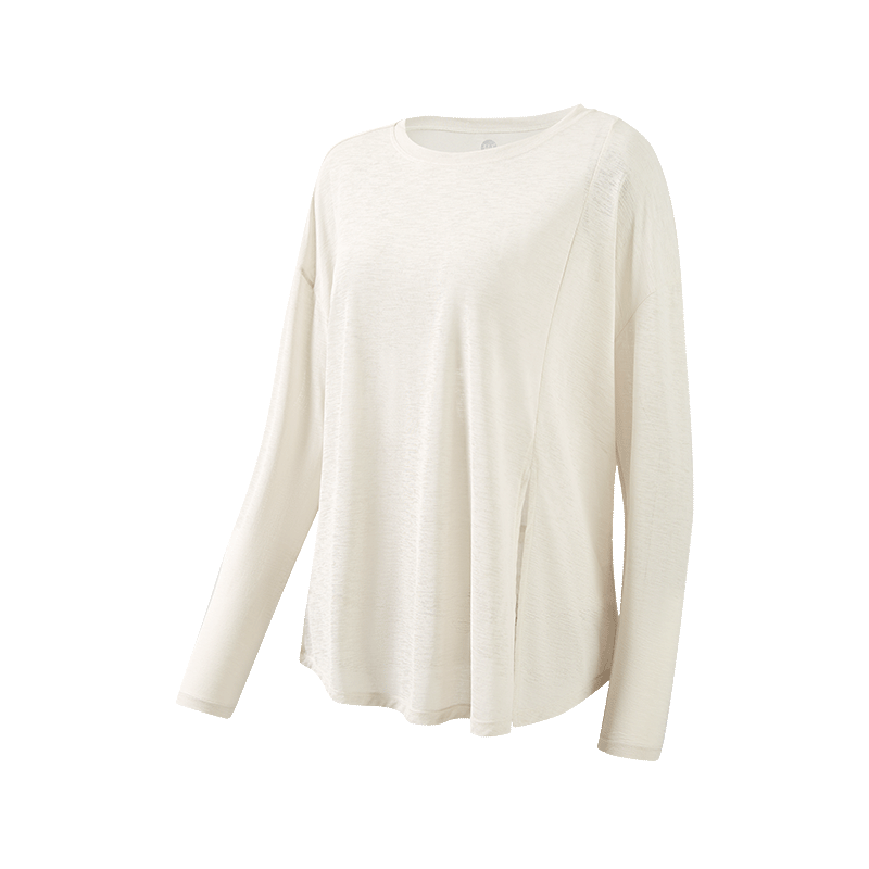 361° Women's Yoga Top Lightweight Loose Breathable Long Sleeve Pullover Professional Pilates Training Fitness Wear