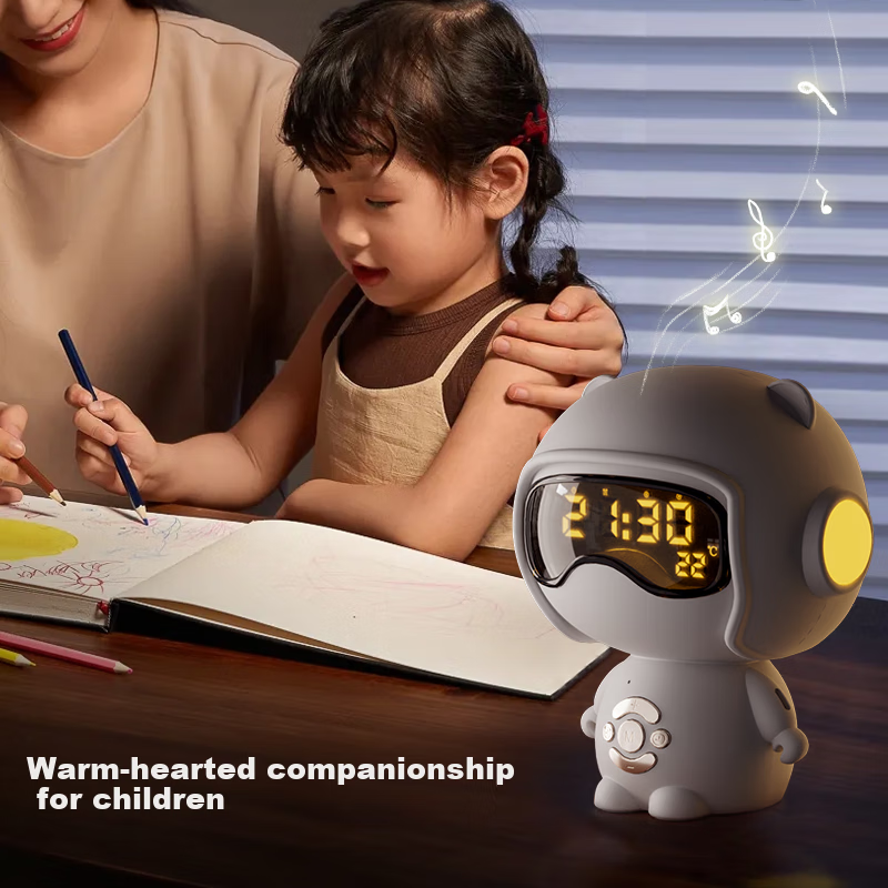Beianxing AI Voice Smart Alarm Clock for Students, Wake-Up Device, Timer, Children's Alarm Clock, Boys' Timer, Reminder, Powerful Awakening, Back-To Season Gift