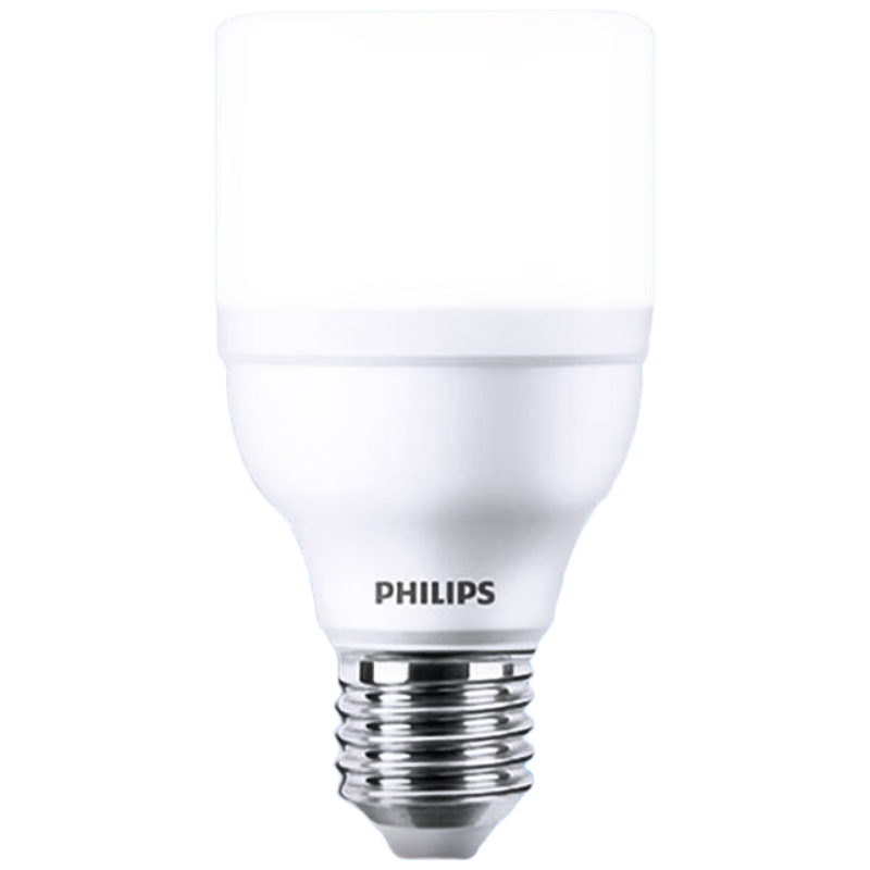 PHILIPS LED Bulb E27 Screw Corn Light Replacement Energy-saving Bulb Column Super Bright Household Downlight Desk Lamp Light Source [13W] Cool White 1600lm Large Column Type