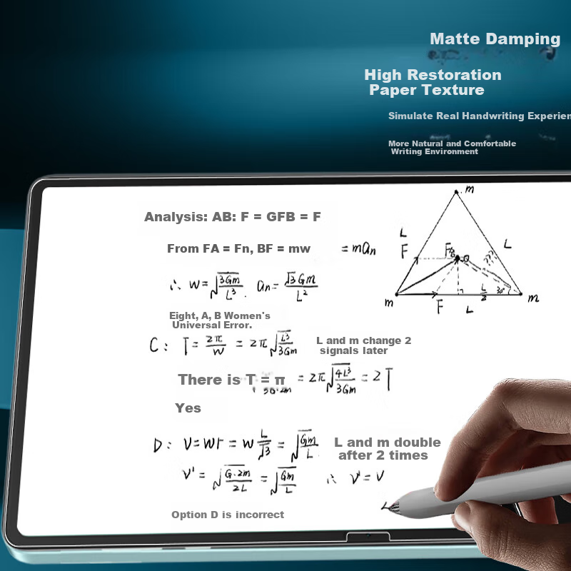 Freeson Screen Protector for Apple IPad Pro/iPad Air, 13-Inch M4 Chip, 2026/25/24 Model Tablet, Anti-Blue Light Protective Film, Smooth Drawing, Non-Interference Paper Film