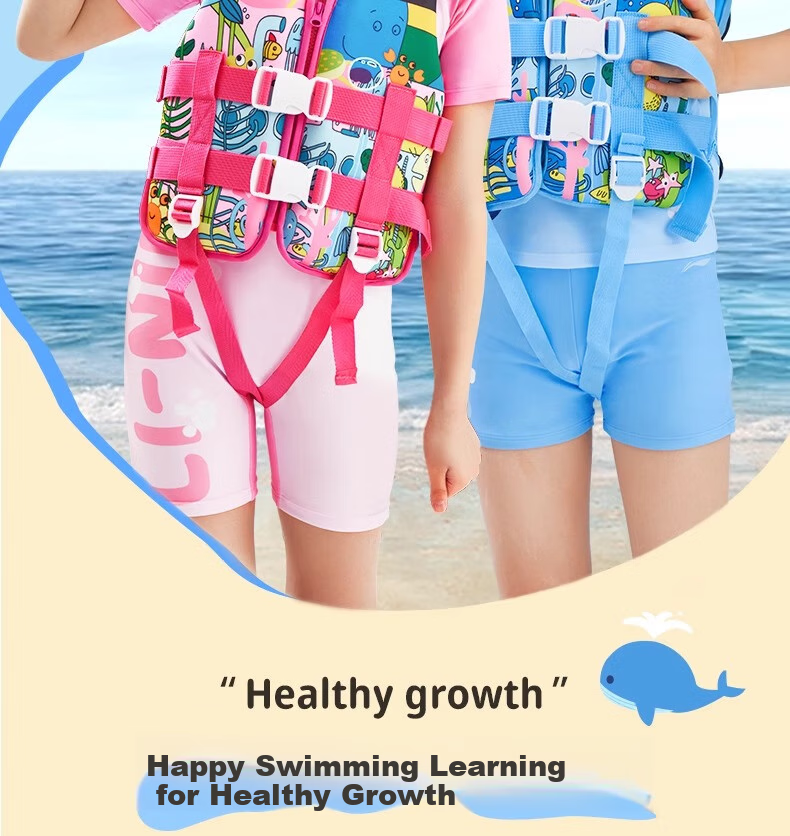LI-NING Kids Life Jacket Buoyancy Vest Swimming Beginner Professional Safety High Buoyancy Swimwear for Children 2