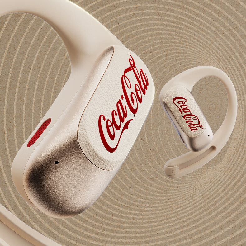 Coca-Cola [2026 Latest Model | Cloud Comfort] T32 Bluetooth Earhook Wireless Bone Conduction Open-Ear Sports Running Long Battery Life Headphones 9