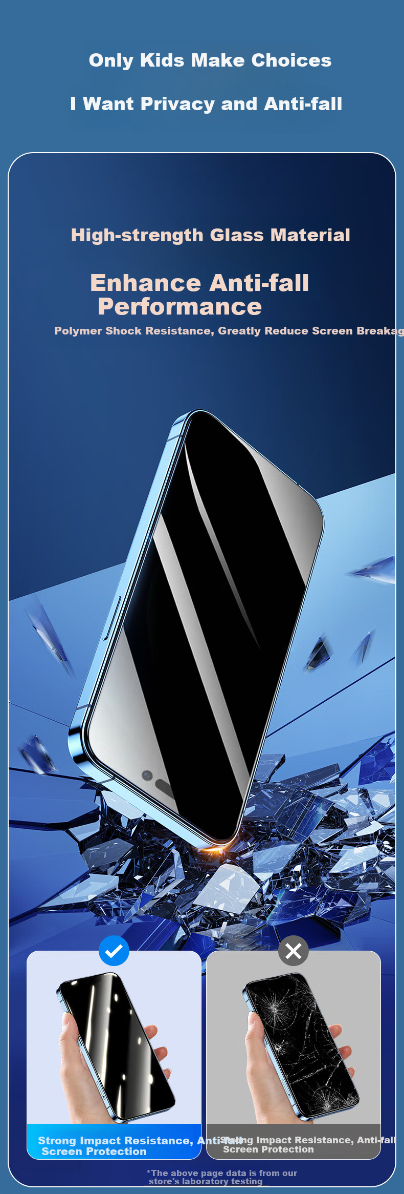 KOOLIFE Privacy Screen Protector for Apple IPhone 14 Pro, Anti-Peeping Tempered Glass Film, Full Coverage Ultra-Thin HD Anti-Drop Fingerprint Resistant Privacy Protection Film 8