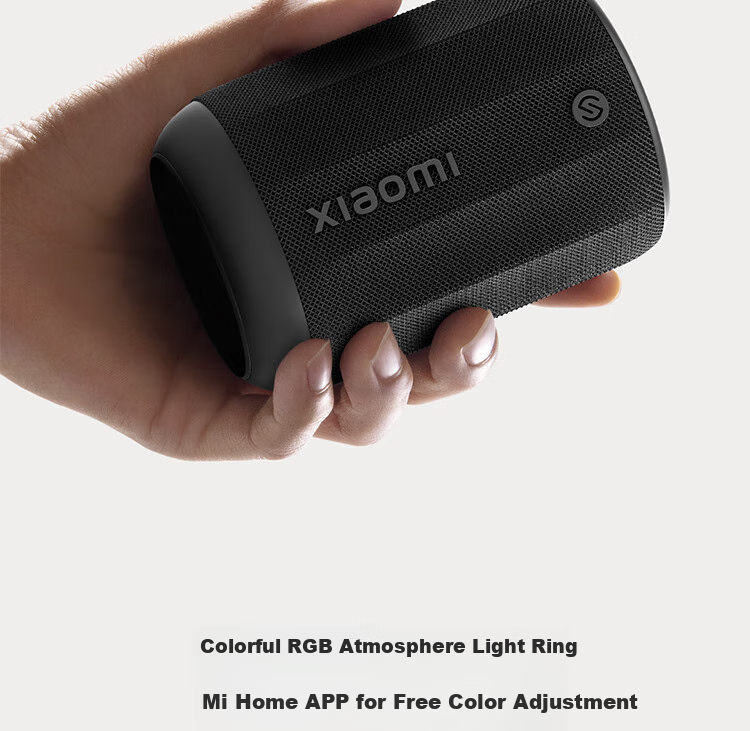 MI Xiaomi Bluetooth Speaker Mini Retro Deep Red Acoustic Mini Cannon MI Pengpai Smart Link Outdoor Dustproof Waterproof Camping NFC High-Fidelity Gift Home Use 12
