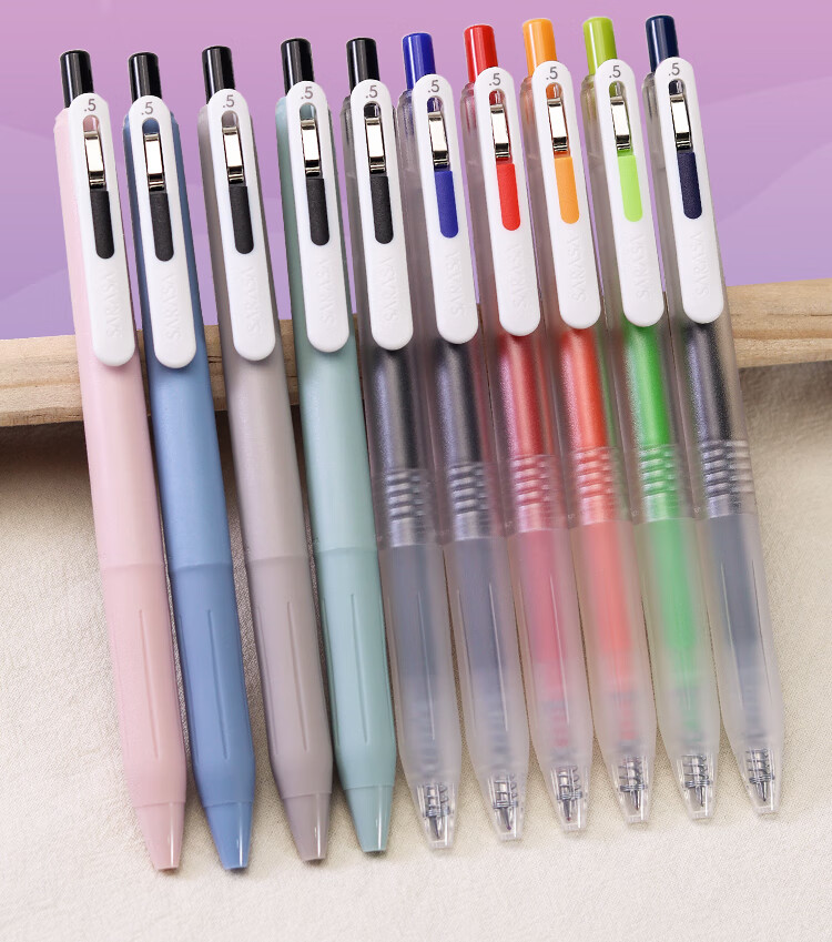 ZEBRA Chill Gel Pen, 0.5mm, Signature Pen for Students' Exams And Practice, Stylish Learning And Office Stationery, JJ118 Transparent Barrel, Single Pen in Black 2