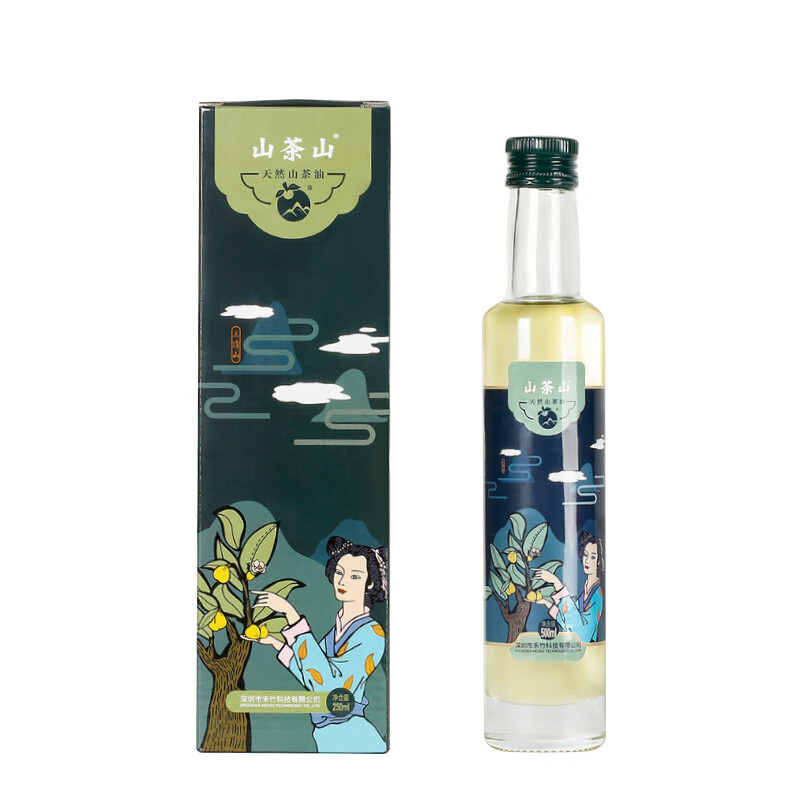 山茶山【保真山茶油】野生茶籽油 食用油 物理压榨一级 月子油 500ml